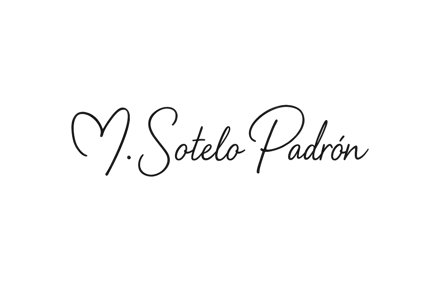 Signature of M. Sotelo Padrón